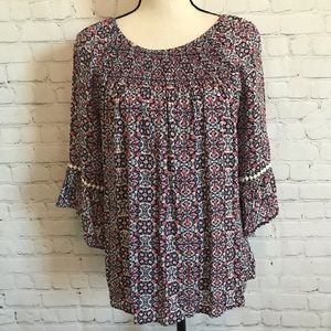Westport Flowy Boho Floral Bell Slee…